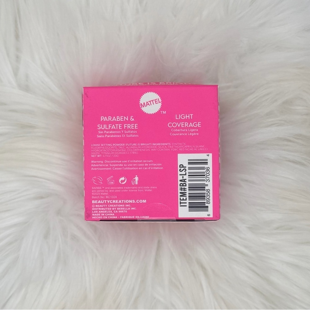 Beauty Creations Barbie Future Is Bright Loose Setting Powder - Pink - Picture 3 of 3